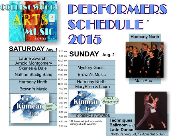 , Summer Festivals, Concerts &#038; Theatre in Collingwood, Thornbury, Meaford &#038; Creemore