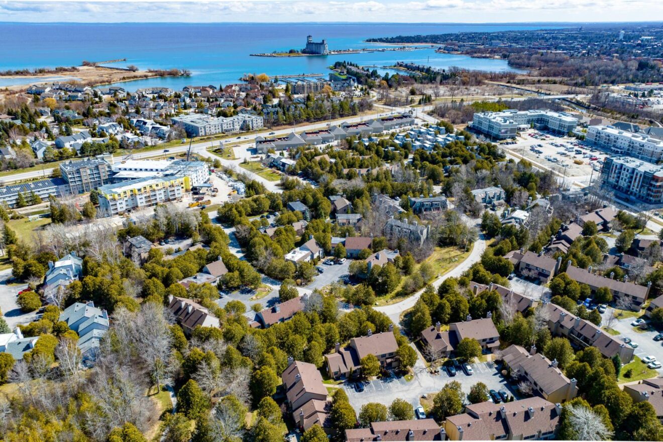 Cranberry Neighbourhood in Collingwood, Ontario - Retirement Area - with views of Georgian Bay