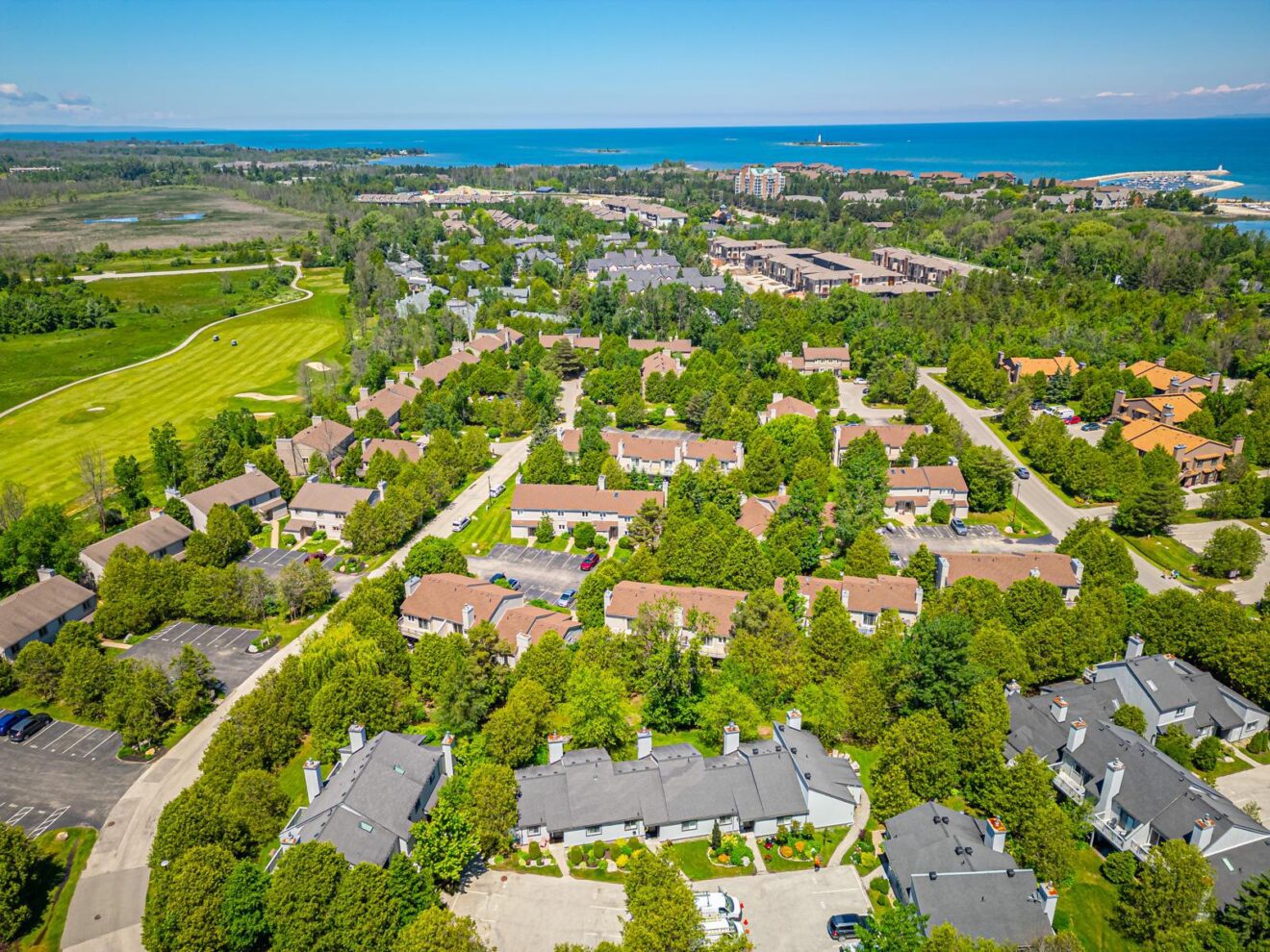 Cranberry Neighbourhood in Collingwood, Ontario - Retirement Area - with views of Georgian Bay