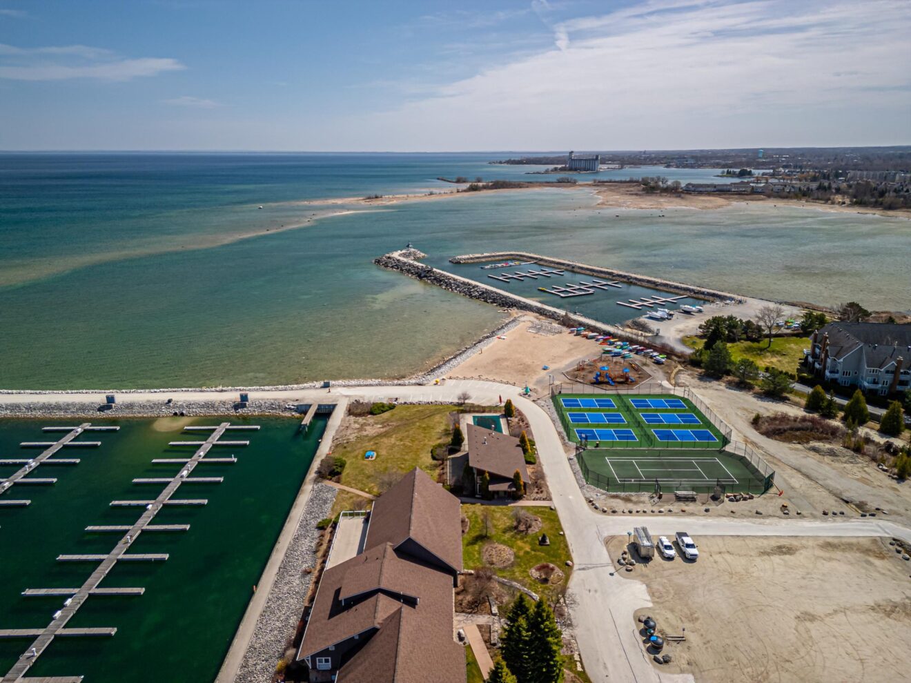 Lighthouse Point Marina and Beach - Collingwood Ontario
