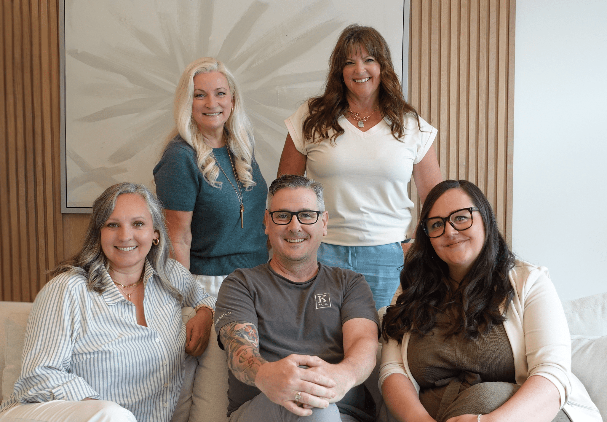 Keleher + Co. Lori York, Maggie Jarvos, Chris Keleher, Michelle Clarke, Annette Hastings