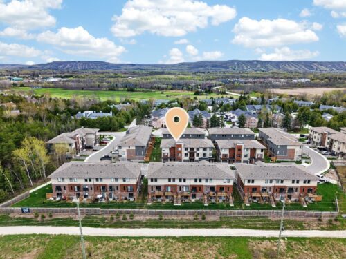 45 Winter Crescent, Collingwood, ON, Keleher + Co. Real Estate - Aerial