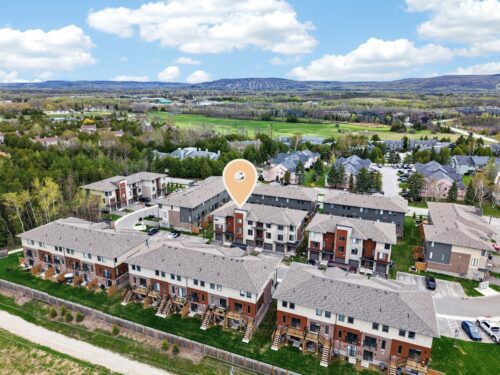 45 Winter Crescent, Collingwood, ON, Keleher + Co. Real Estate - Aerial