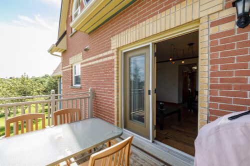 FOR SALE - 184 Snowbridge Way, Unit 211, The Blue Mountains - Keleher + Co. Real Estate - Back patio