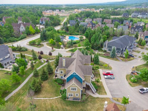 FOR SALE - 184 Snowbridge Way, Unit 211, The Blue Mountains - Keleher + Co. Real Estate - aerial