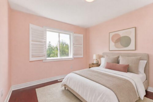 Bedroom two virtually staged