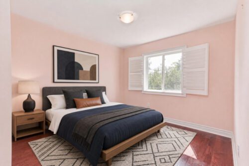 Virtually Staged bedroom 3