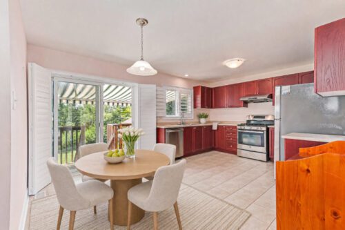 Kitchen virtually Staged